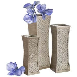 Modern vase: Dublin Clear Glass Vase Set