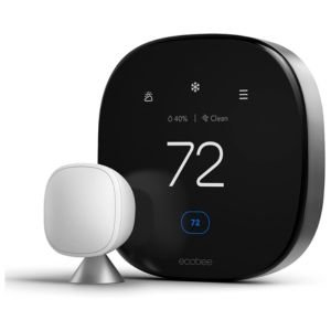 smart home gadgets for single parents: Smart Thermostat Premium with Smart Sensor and Air Quality Monitor