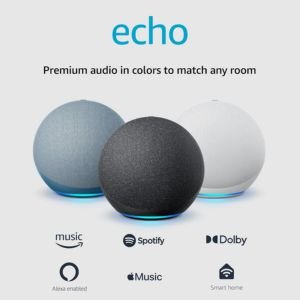 smart home gadgets for single parents: Alexa speaker with premium sound